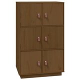  Visoka komoda boja meda 67 x 40 x 108,5 cm od masivne borovine | shoptok.hr