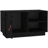 TV omarica črna 100x34x40 cm trdna borovina, (20731634) | Shoptok.si
