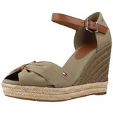 Tommy Hilfiger Sandali & Odprti čevlji BASIC OPEN TOE HIGH Zelena | Shoptok.si