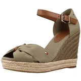 Tommy Hilfiger Sandali & Odprti čevlji BASIC OPEN TOE HIGH Zelena