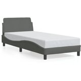 Maison Chic Posteljni okvir - Enojna postelja - Postelja za odrasle brez vzmetnice temno siv 90x190 cm blago-J7892, (21776769) | Shoptok.si