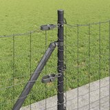 Euro Ograđivanje s Betonskom Bazom 50 x 0,6 m Siva Mreža | shoptok.hr