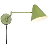  Zelena zidna lampa sa savitljivom konstrukcijom s utikačem ø 15 cm Cosima – | shoptok.hr