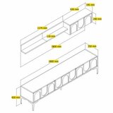 Hanah home TV komoda Lyon 2 845HCT5584 | ePonuda.com