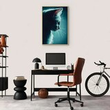  Slika - Night Tramp (1 Part) Vertical 80x120 U prirodnom drvenom okviru | shoptok.hr