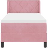  Krevet s opruga kutije Ružičasta 200 x 80 cm Baršun | shoptok.hr