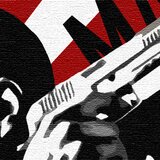  Ručno slikane slike na platnu na platnu POP Art THE TRANSPORTER - KURIÉR 1-dijel () | shoptok.hr