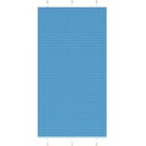 vidaXL Plisirana zavjesa Plava 110x200 cm Širina tkanine 109 4 cm Poliester - Plava 110 x 200 cm | shoptok.hr