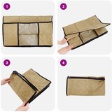  Kutija za pohranu s prozirnim bočnim oknom 6 pcs Krem | shoptok.hr