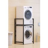 Hanah home C7 - white, black whiteblack washing machine cabinet Cene