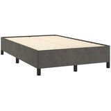  box spring s madracem tamnosivi 120 x 190 cm baršun | shoptok.hr