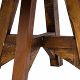  Stolić za kavu od miješanog recikliranog drva 60x45 cm srebrni | shoptok.hr