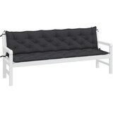  Jastuci za vrtnu klupu 2 kom crno 200x50x7 cm tkanine Oxford | Eponuda.com