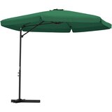 vidaXL Zunanji senčnik z jeklenim drogom 300 cm zelen, (20692637) | Shoptok.si