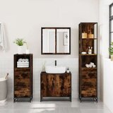 vidaXL 4-dijelni set kupaonskog namještaja boja hrasta drveni | shoptok.hr
