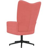  Stol za sproščanje roza žamet, (20957939) | Shoptok.si