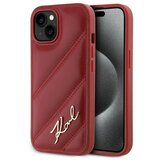 Karl Lagerfeld ETUI DIAGONAL QUILTED SCRIPT NA IPHONE 15 / 14 / 13 - CZERWONE, (21898458) | Shoptok.si
