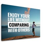  Motivacijska slika na platnu About life_003 (moderne slike z) | Shoptok.si