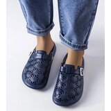  Navy blue perforated rubber flip-flops Peverell | ePonuda.com