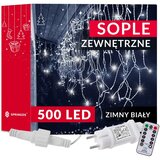 Božićna LED zavjesa s daljinskim upravljačem 500 LED – hladno bijela | shoptok.hr
