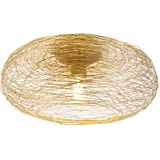 QAZQA Dizajnerska stropna svetilka zlata ovalna - Sarella