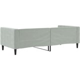  Dnevni krevet svjetlosivi 90 x 200 cm baršunasti | shoptok.hr