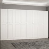Woody Fashion Ormar za hodnik Noah 8250, 360x210x35 cm, Prljavo Bijeli | Eponuda.ba