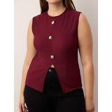 Trendyol Ženska bluza Tbbss25Af00121, Bordo | Eponuda.com