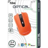 Connect Xl Bežični miš CXL-WM300, 1600dpi, Domet 10m, Narandžasti | Eponuda.ba