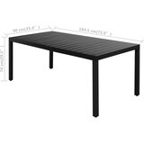  9-dijelni vrtni blagovaonski set od PVC ratana crni | shoptok.hr