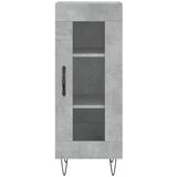  Visoka komoda siva betona 34,5x34x180 cm od konstruiranog drva | shoptok.hr