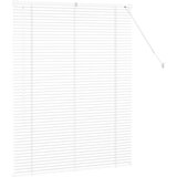 vidaXL Zavjesa za prozor sa zavjesama Ostalo Bijela 105 x 130 cm Aluminij | shoptok.hr