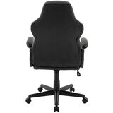 XORA GAMING STOL umetna masa, tekstil siva, črna | Shoptok.si