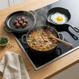 double dutch oven set + mali tiganj na poklon