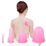 Venisymlis 4Kos Cupping Device Silikonska Naprava Vakuum Cupping Device Set Skodelic Za Masažo Glave, (22059875) Cene