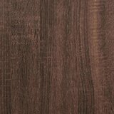  Komoda rjavi hrast 80x35x76 cm inženirski les | Shoptok.si