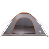 Kamping šator s krovom Siva i narančasta 335 x 275 x 180 cm | Eponuda.ba