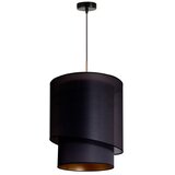  Duolla - Visilica na sajli PARIS 1xE27/15W/230V prečnik 40 cm crna/zlatna | Eponuda.com