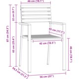  Komplet za jedilnico v vrtu 7 pcs, (5000300666) | Shoptok.si