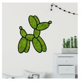 WALLXPERT Zidna dekoracija Mahovina - Balon Pas, 43 x 44 cm, Zelena | Eponuda.ba