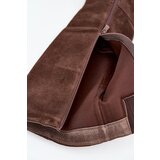 Zazoo Suede Knee High Boots With Zip Chocolate Lissara | shoptok.hr
