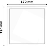 Avide Plafonjera LED, 12W, 950 lm, 4000K, IP20 - ACSMNW-S-12W-ALU-SN | Eponuda.ba