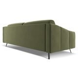 Makamii Zelena žametna sedežna garnitura 238 cm Nalu – | Shoptok.si