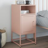 Furnova Nočna omarica roza 36x39x78 cm jeklo, (21927028) | Shoptok.si
