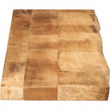 Stolna ploča 140x30x2,5 cm masivno drvo manga sa živim rubom | shoptok.hr