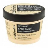 CafeMimi CAFÉ MIMI maska za lice protiv akni sa glinom za čišćenje aktivni crni ugalj 110ml cene