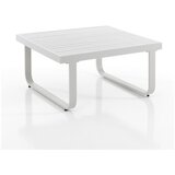 Tomasucci Bijeli stolić za kavu aluminijski 80x80 cm – Cijene