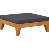  Modularni tabure s tamnosivim jastukom masivno bagremovo drvo | shoptok.hr