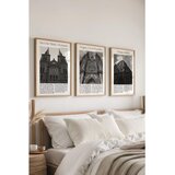 WALLXPERT Ç-300450 - 3040 set dekorativnih slika u više boja (3 komada) | Eponuda.com