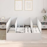  Okvir kreveta za pohranu bijeli 135x190 cm | shoptok.hr